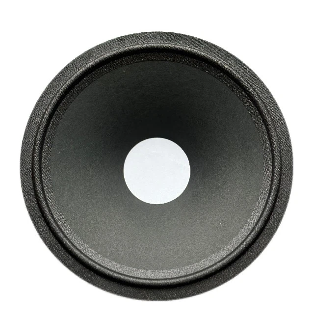 8 Inch Cloth Edge Surround Black Paper Cone Pressed Speaker Cones